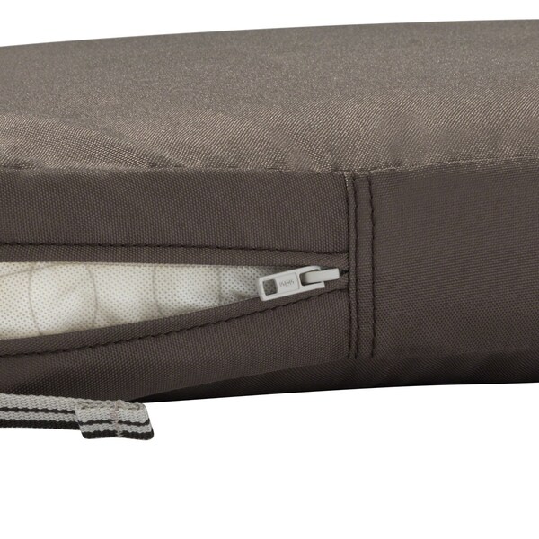 Classic Accessories Ravenna Back Cushion, Dark Taupe, 23"x20"x4" - 62-025-TAUPE-EC