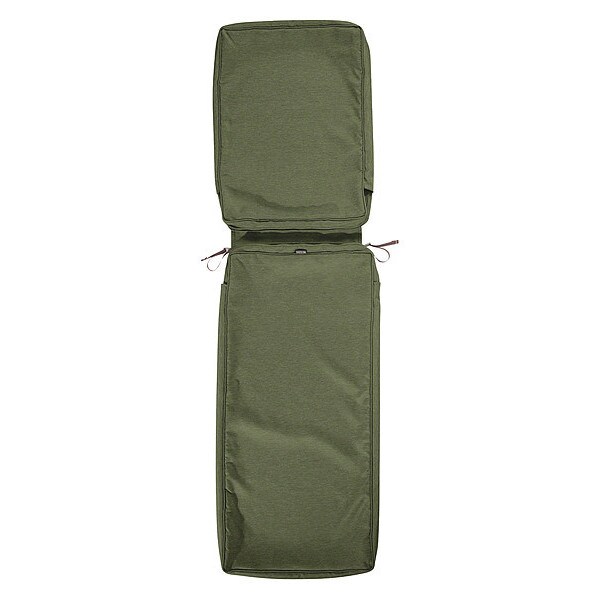 Classic Accessories Montlake Cover, Slip, Chaise Lounge Cushion, Green, 72"x21" - 60-056-011101-RT