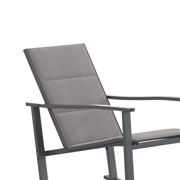 Flash Furniture Gray Flex Comfort Material Rocking Chairs, 2PK - 2-FV-FSC-2315N-GRY-GG