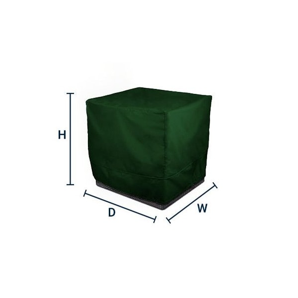Eevelle Meridian Modular Sectional Club Chair Cover, Hunter Green, 38 in L x 38 in W x 30 in H - MDSCCM-HTR