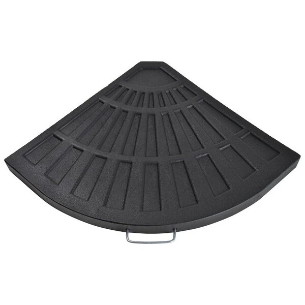 Seasonal Trends Seasonal Trends 59941 Offset Umbrella Base, 25.7 in L, 1.57 in H, Resin/Steel/Plastic, Black - 59941