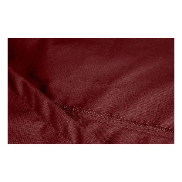 Eevelle Meridian Square Table, Burgundy, 80 in L x 25.5 in W x 80 in H - MDTBLSQR_80L_80W_25H-BRG