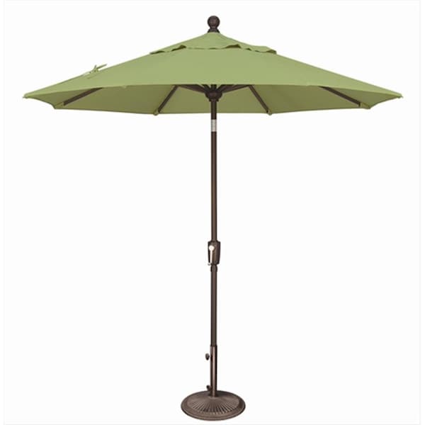 Simplyshade 7.5 ft. Octagon Push Button Tilt Market Umbrella  Ginkgo - SSUM92-75-00/54011