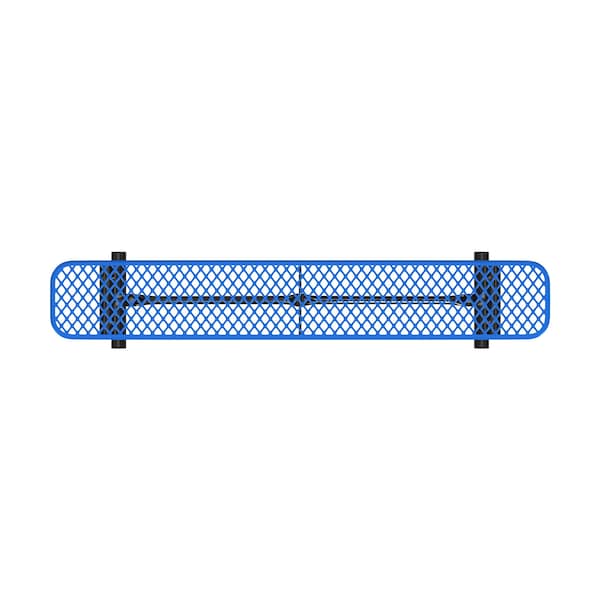 Leisure Craft Leisure Craft 6 FT Outdoor Bench without Back, Portable, Blue - B6XPP-BLUE