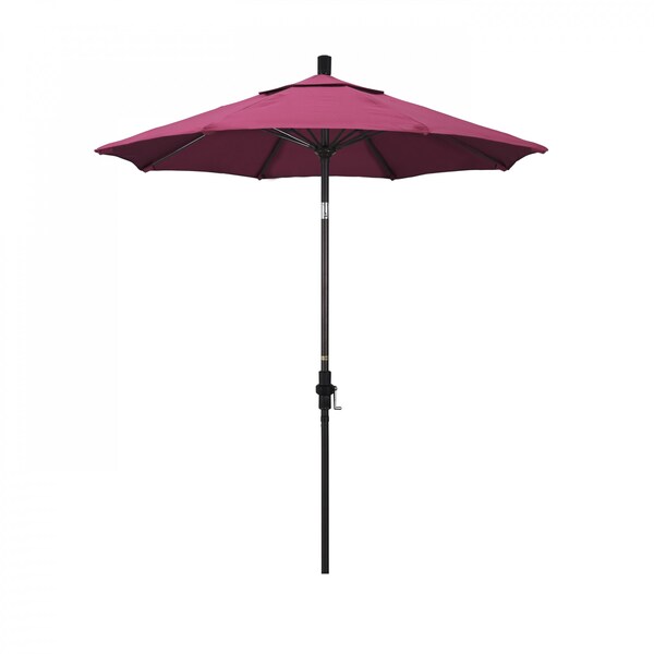 California Umbrella Patio Umbrella, Octagon, 102.5" H, Sunbrella Fabric, Hot Pink - 194061024195