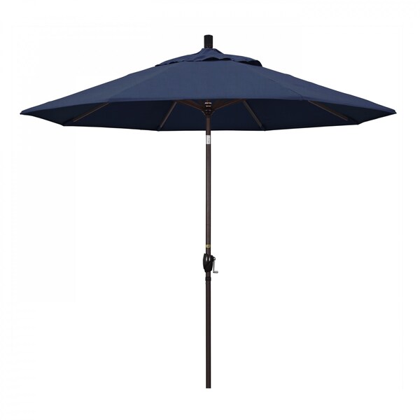 California Umbrella Patio Umbrella, Octagon, 101" H, Sunbrella Fabric, Spectrum Indigo - 194061032855