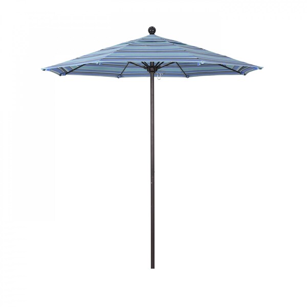 California Umbrella Patio Umbrella, Octagon, 96" H, Sunbrella Fabric, Dolce Oasis - 194061003961