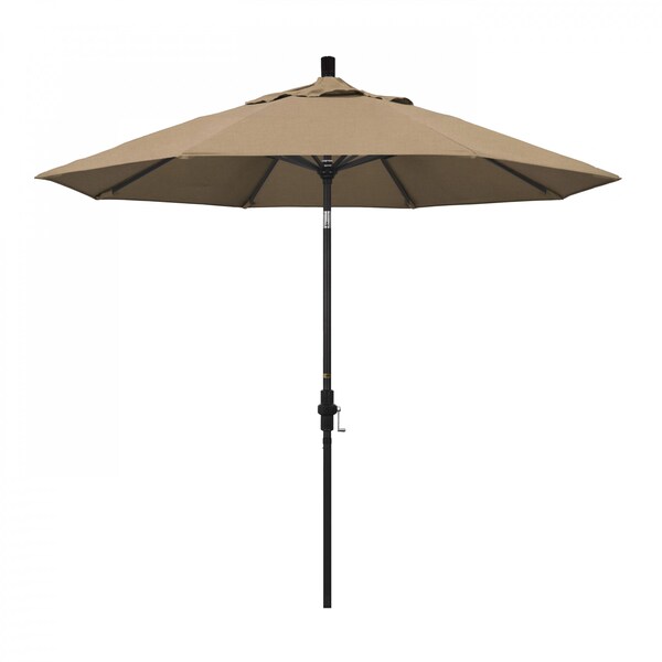 California Umbrella Patio Umbrella, Octagon, 102.38" H, Sunbrella Fabric, Heather Beige - 194061019085
