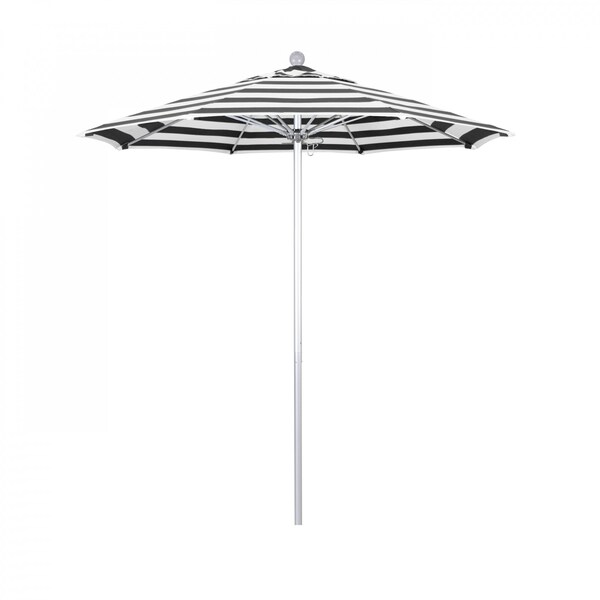 California Umbrella Patio Umbrella, Octagon, 96" H, Sunbrella Fabric, Cabana Classic - 194061003176