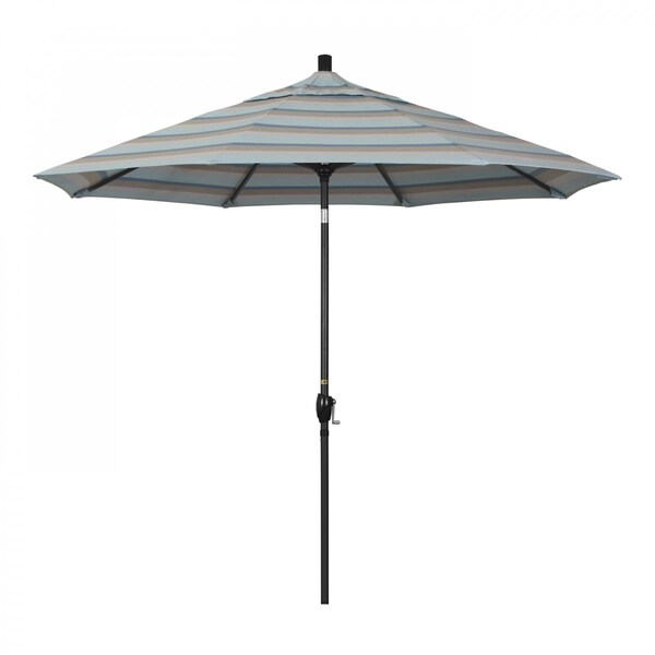 California Umbrella Patio Umbrella, Octagon, 101" H, Sunbrella Fabric, Gateway Mist - 194061035085