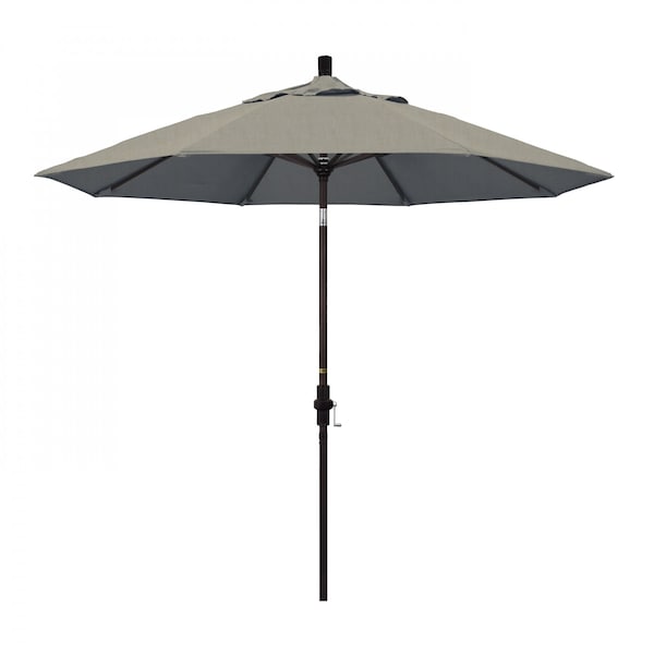 California Umbrella Patio Umbrella, Octagon, 102.38" H, Sunbrella Fabric, Spectrum Dove - 194061016985