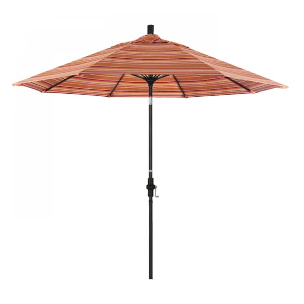 California Umbrella Patio Umbrella, Octagon, 101" H, Sunbrella Fabric, Dolce Mango - 194061026007