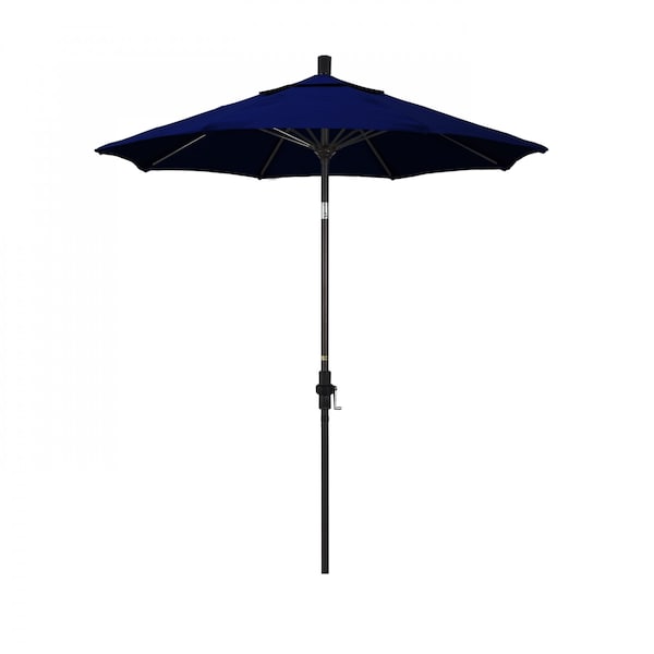California Umbrella Patio Umbrella, Octagon, 102.5" H, Sunbrella Fabric, True Blue - 194061024232