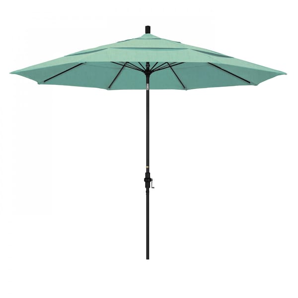 California Umbrella Patio Umbrella, Octagon, 109.5" H, Sunbrella Fabric, Spectrum Mist - 194061022184