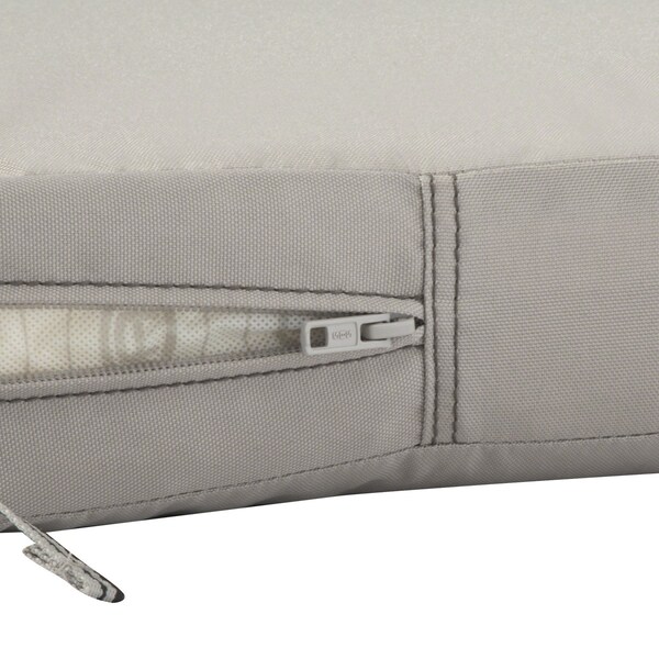 Classic Accessories Ravenna Seat Cushion, 21"x21"x3" - 62-010-MUSHRM-EC