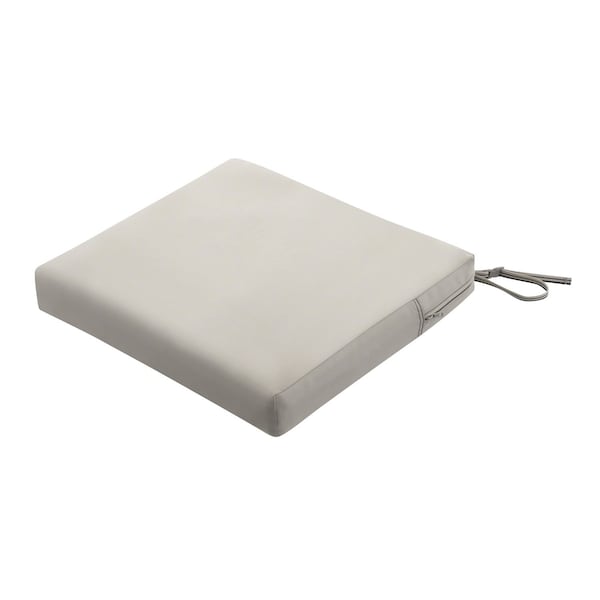 Classic Accessories Ravenna Seat Cushion, 21"x21"x3" - 62-010-MUSHRM-EC
