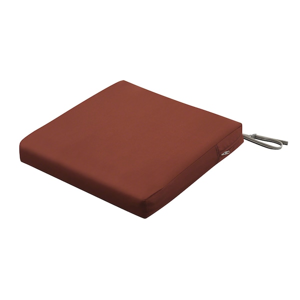 Classic Accessories Ravenna Seat Cushion, Spice, 19"x19"x3" - 62-008-SPICE-EC