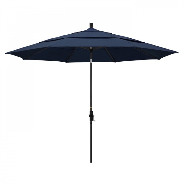 California Umbrella Patio Umbrella, Octagon, 110.5" H, Sunbrella Fabric, Spectrum Indigo - 194061015254