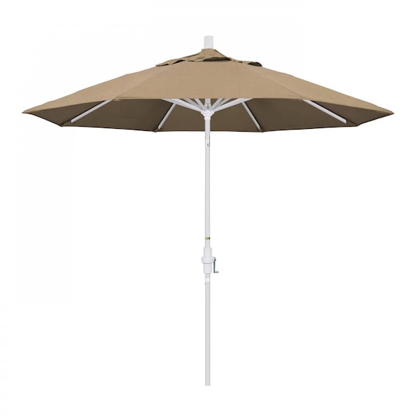 California Umbrella Patio Umbrella, Octagon, 102.38" H, Sunbrella Fabric, Heather Beige - 194061018187