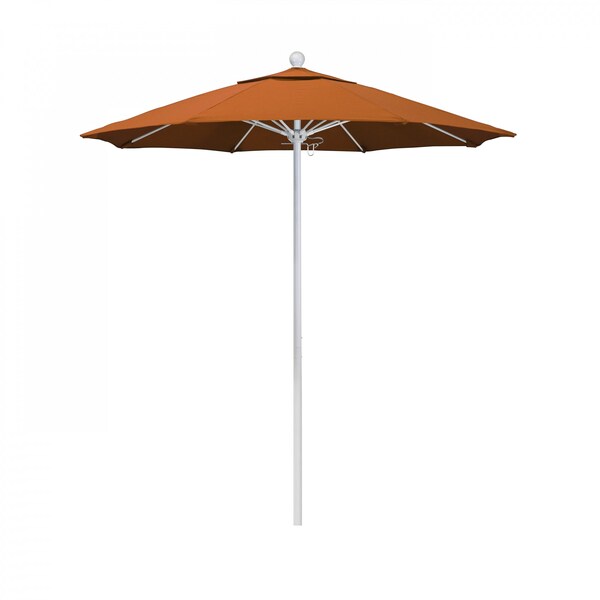 California Umbrella Patio Umbrella, Octagon, 96" H, Sunbrella Fabric, Tuscan - 194061004654