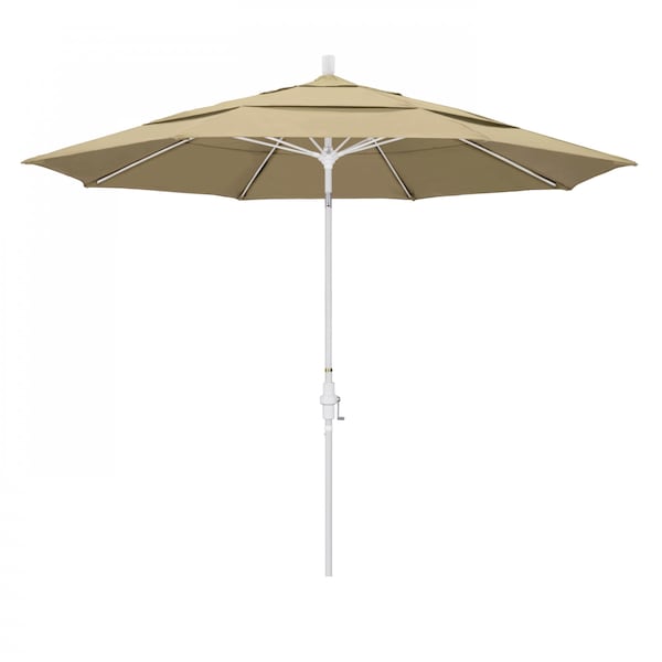 California Umbrella Patio Umbrella, Octagon, 109.5" H, Sunbrella Fabric, Antique Beige - 194061021552