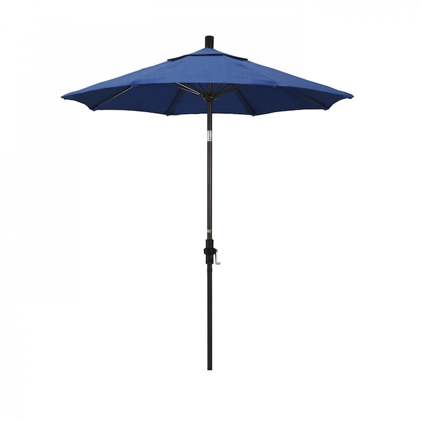 California Umbrella Patio Umbrella, Octagon, 102.5" H, Sunbrella Fabric, Regatta - 194061024225