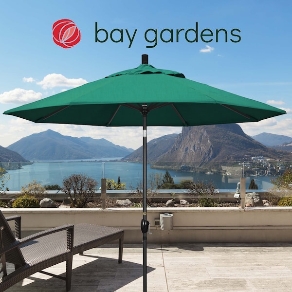 California Umbrella Patio Umbrella, Octagon, 101" H, Sunbrella Fabric, Spectrum Aztec - 194061034668