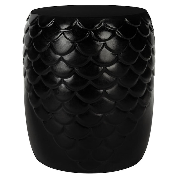 Safavieh Julyvia Concrete Stool, Black - VNN1037C