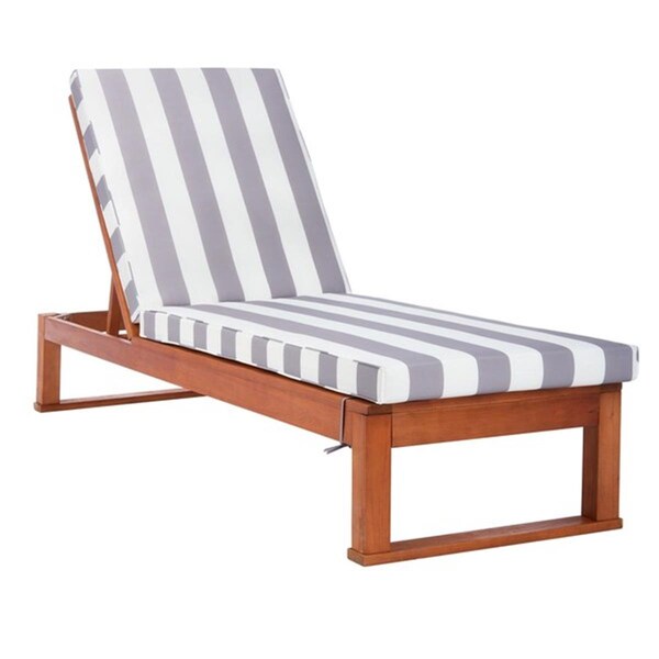 Safavieh Solano Sunlounger, Natural & Grey - PAT7024G