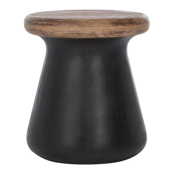 Safavieh Button Indoor & Outdoor Accent Table, Black - VNN1005C