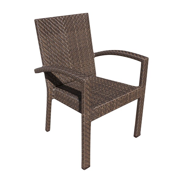 Hospitality Rattan Patio Soho Stackable Armchair - 903-3304-JBP-A