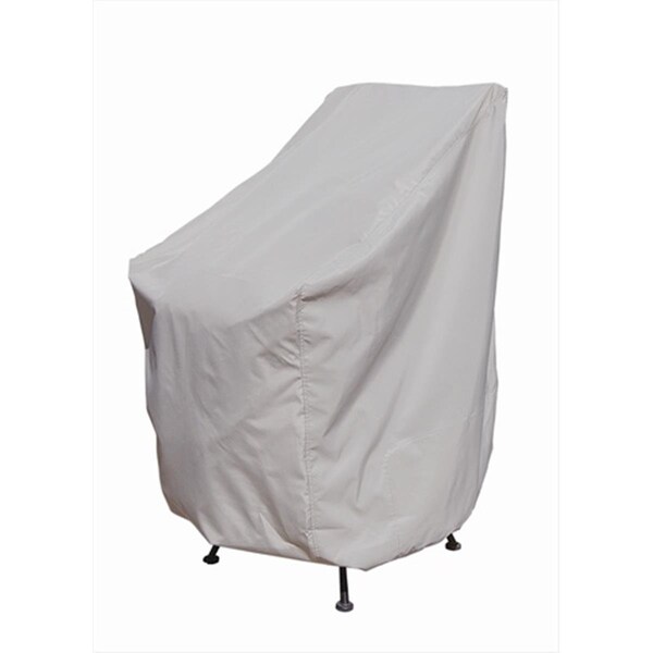 Gan Eden 49 in. Protective Cover Chair &amp; Bar Stool Cover Grey - GA2650498