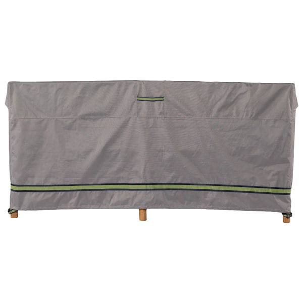 Duck Covers Soteria Grey RainProof Patio Loveseat Cover 38"x70" - RLV704135