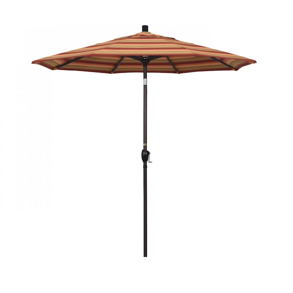 California Umbrella Patio Umbrella, Octagon, 95.5" H, Sunbrella Fabric, Astoria Sunset - 194061029732