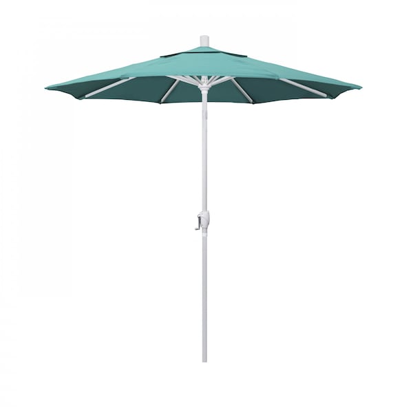 California Umbrella Patio Umbrella, Octagon, 95.5" H, Sunbrella Fabric, Aruba - 194061030394