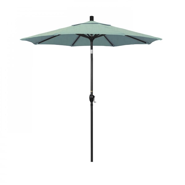 California Umbrella Patio Umbrella, Octagon, 95.5" H, Sunbrella Fabric, Spa - 194061031223