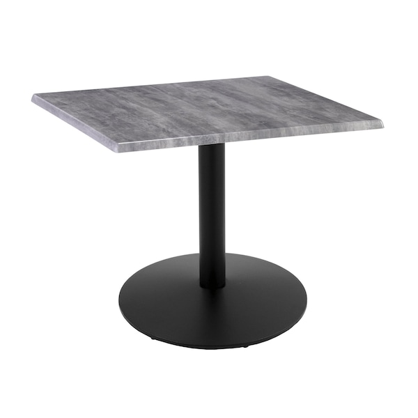 Holland Bar Stool Co 30" Tall In/Outdoor All-Season Table, 30" x 30" Square Greystone Top - OD214-2230BWOD30SQGRYSTN