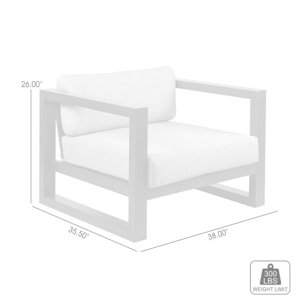 Armen Living Paradise Outdoor Dark Eucalyptus Wood Lounge Chair with Gray Cushions - LCPRCHLADK