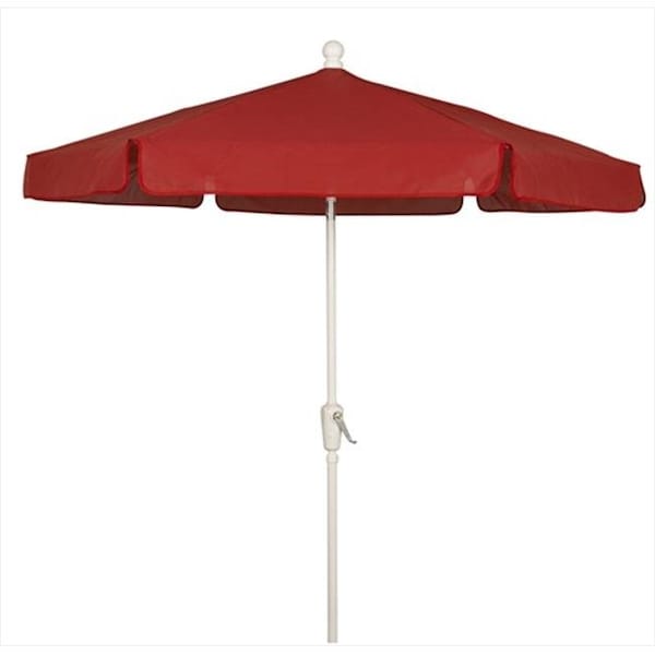 Fiberbuilt Home Fiberbuilt Home 7Gcrw-T-Red Garden Umbrella 7.5 Ft - Red - 7GCRW-T-RD