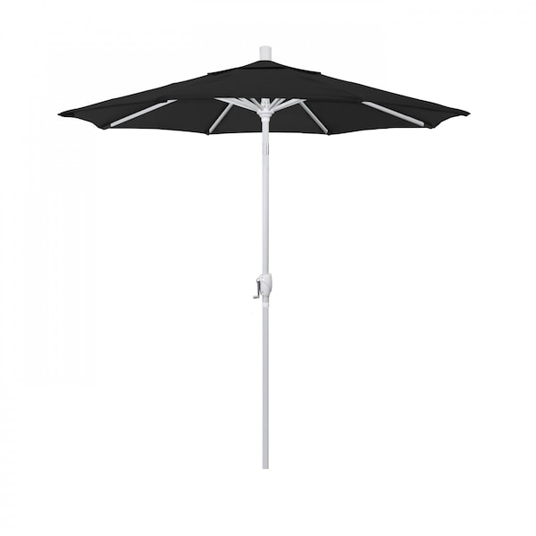 California Umbrella Patio Umbrella, Octagon, 95.5" H, Olefin Fabric, Black - 194061030752