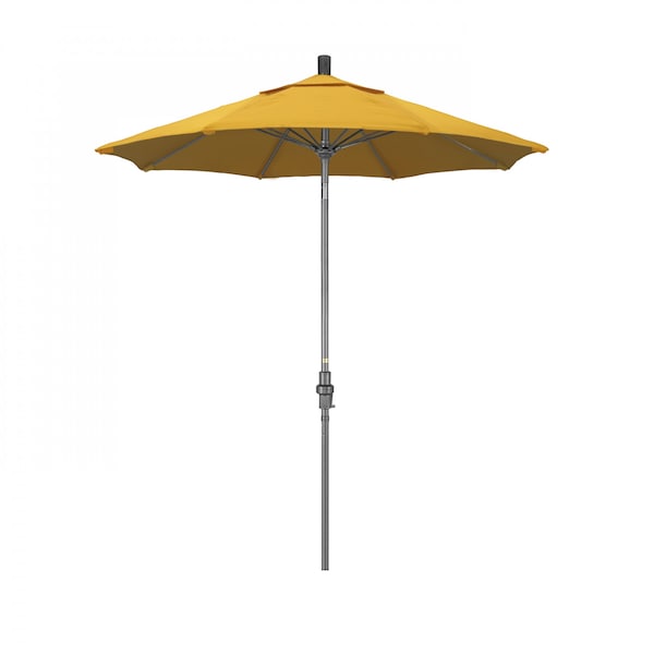 California Umbrella Patio Umbrella, Octagon, 102.5" H, Pacifica Fabric, Yellow - 194061023853