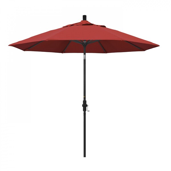 California Umbrella Patio Umbrella, Octagon, 102.38" H, Olefin Fabric, Red - 194061019283