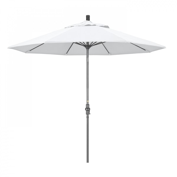 California Umbrella Patio Umbrella, Octagon, 101" H, Olefin Fabric, White - 194061025239