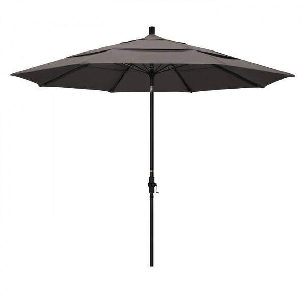 California Umbrella Patio Umbrella, Octagon, 109.5" H, Pacifica Fabric, Taupe - 194061023006