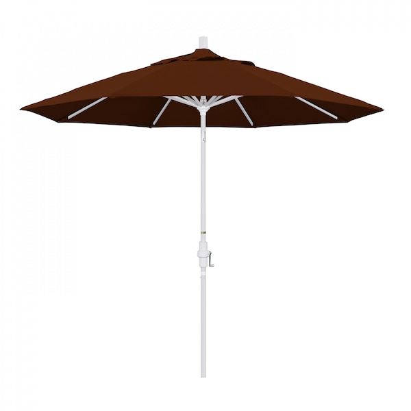 California Umbrella Patio Umbrella, Octagon, 102.38" H, Pacifica Fabric, Brick - 194061018699
