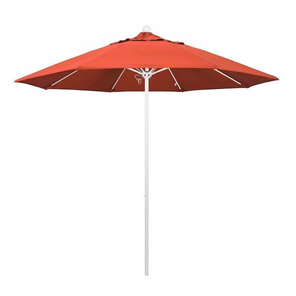 California Umbrella Patio Umbrella, Octagon, 103" H, Olefin Fabric, Sunset - 194061007679