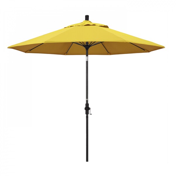 California Umbrella Patio Umbrella, Octagon, 101" H, Olefin Fabric, Lemon - 194061027981