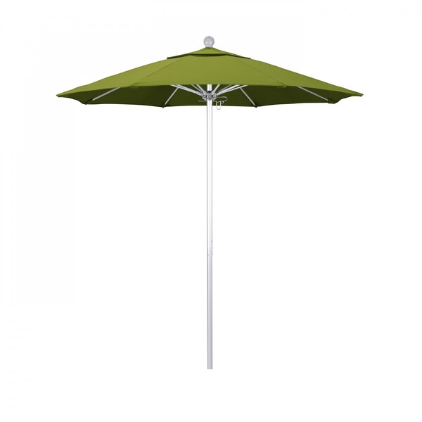 California Umbrella Patio Umbrella, Octagon, 96" H, Olefin Fabric, Kiwi - 194061003299