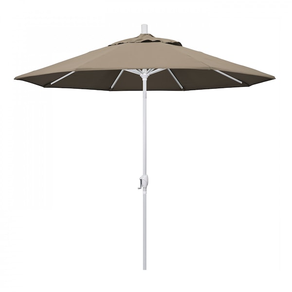 California Umbrella Patio Umbrella, Octagon, 101" H, Pacifica Fabric, Taupe - 194061034606