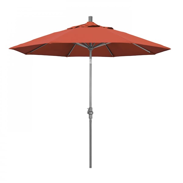 California Umbrella Patio Umbrella, Octagon, 102.38" H, Olefin Fabric, Sunset - 194061016626